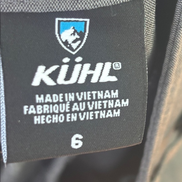 KUHL Women's Gray Nylon Chino Shorts Size 6 belt loops hiking walking athletic l - Picture 11 of 13